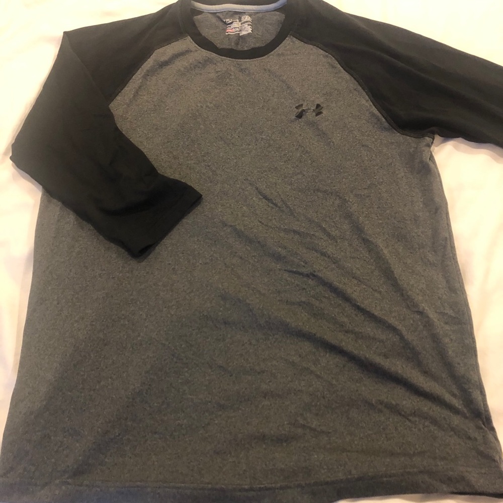 Under Armour Mens 3/4 Sleeve shirt Sz S